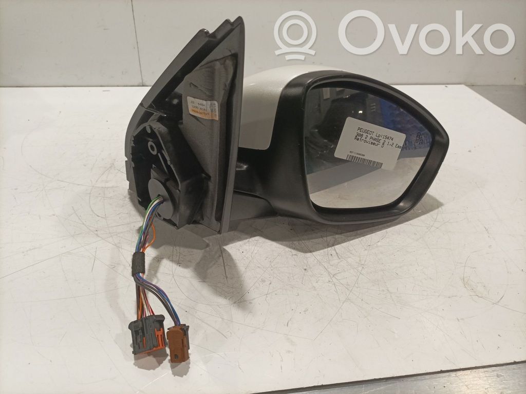 Peugeot 308 Manualne lusterko boczne drzwi przednich 