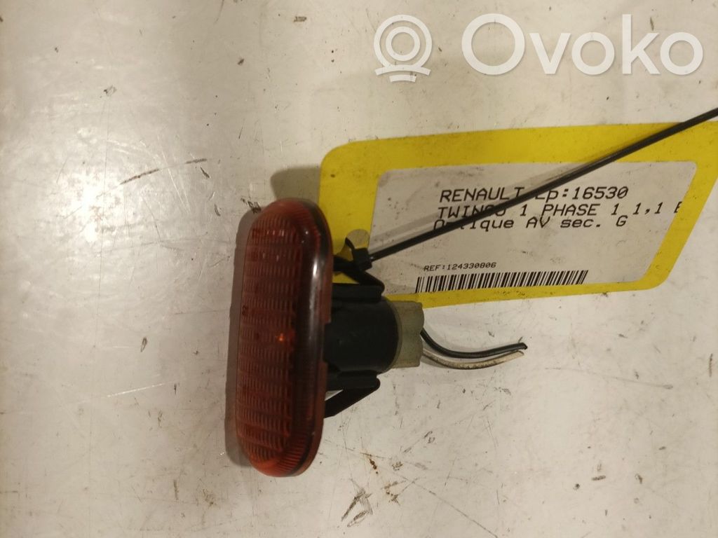 Front fender indicator light