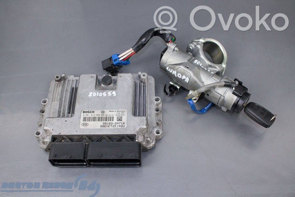 Engine ECU kit and lock set   0281013569,391032A710