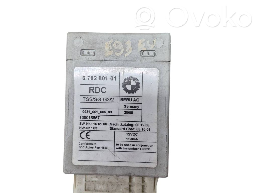 BMW 3 E92 E93 Tire pressure control unit 