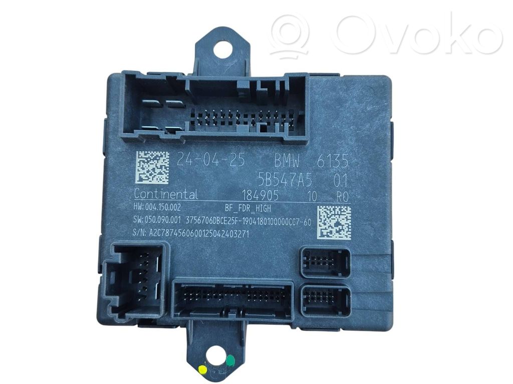 Mini Countryman U25 Sliding door control unit/module 
