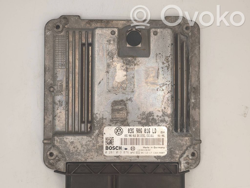 Engine control unit/module   0281013876,03G906016LD