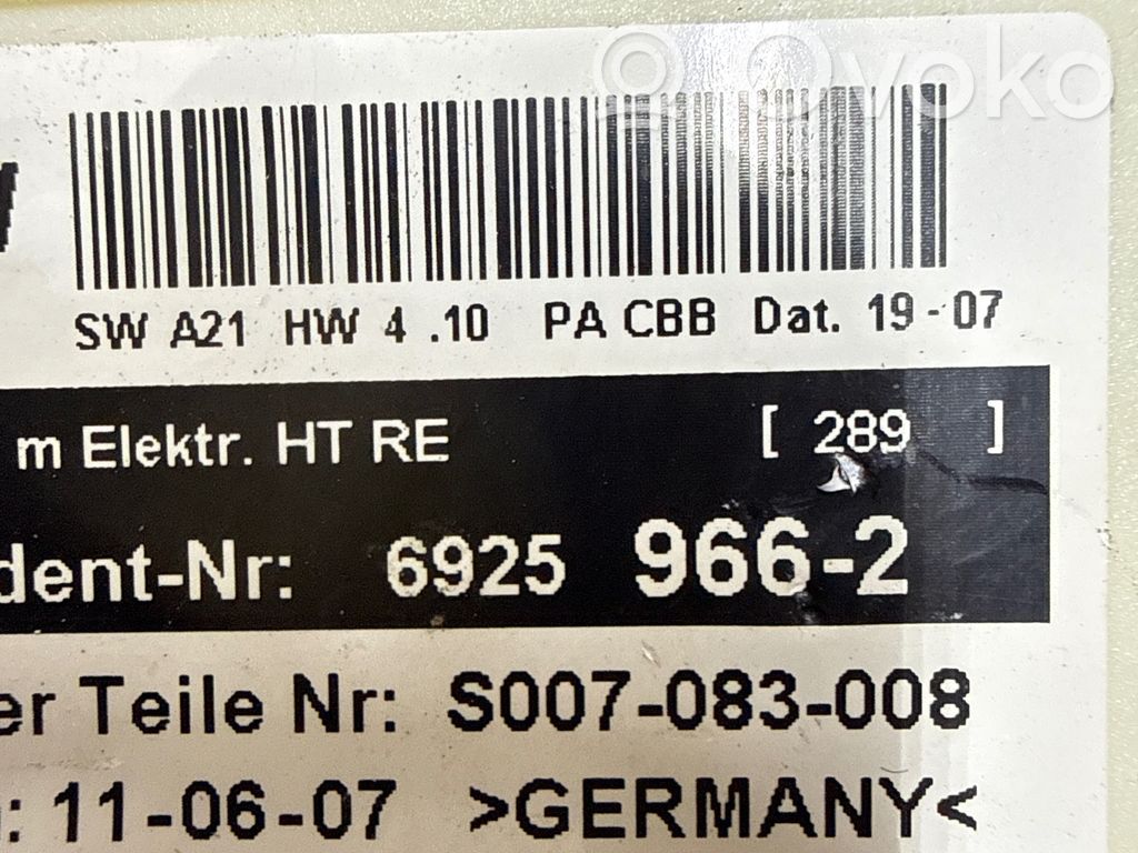 BMW X3 E83 Rear door window regulator motor 