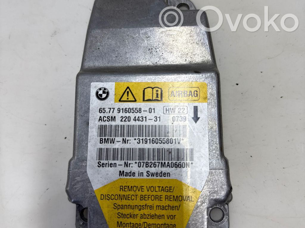 BMW 5 E60 E61 Airbag control unit/module 