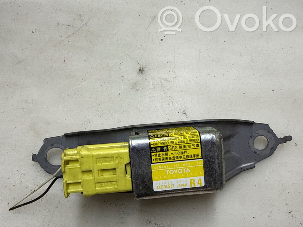 Toyota Prius (NHW20) Sensor impacto/accidente para activar Airbag 