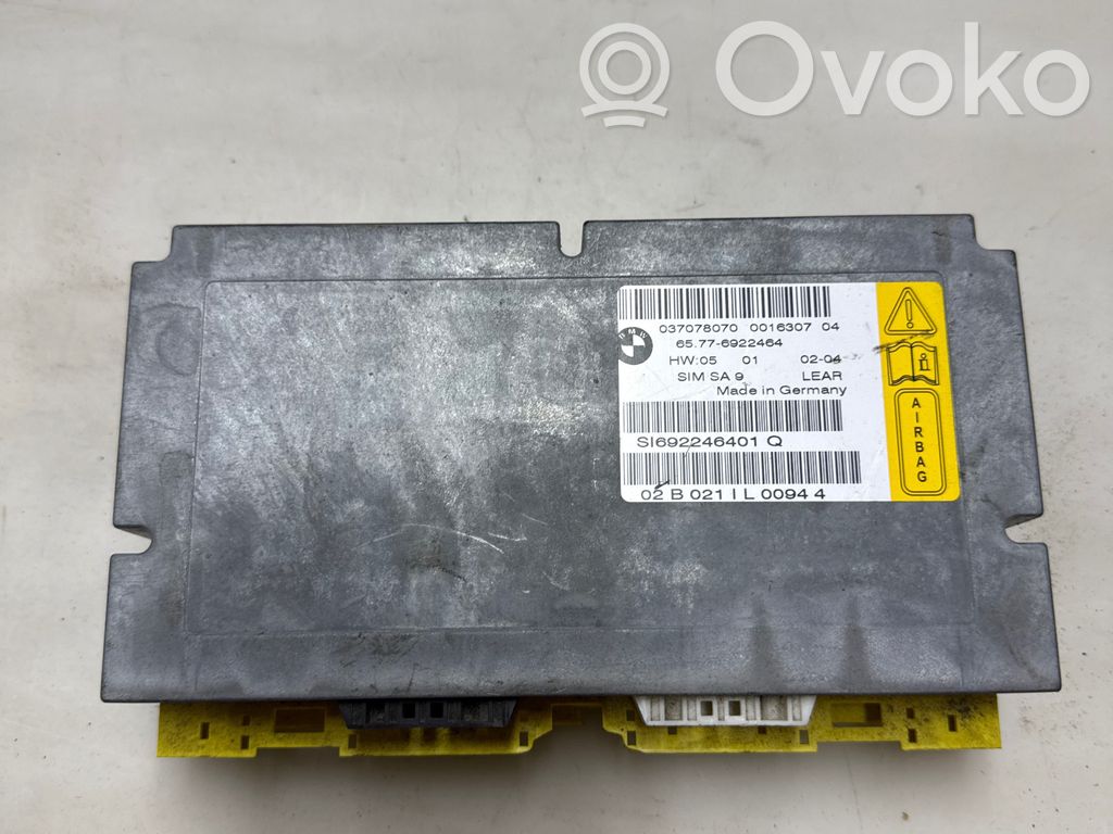 BMW 7 E65 E66 Airbag control unit/module 