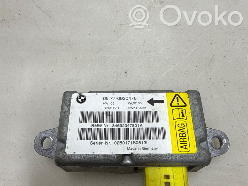 BMW 7 E65 E66 Airbag control unit/module 