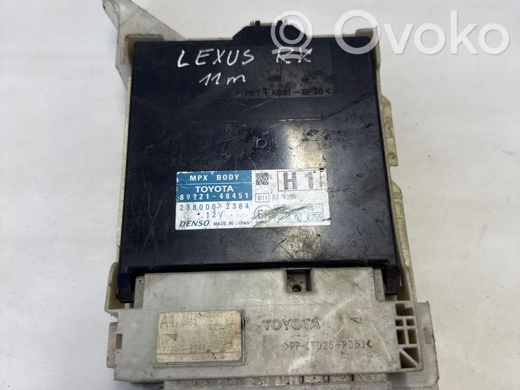 Lexus RX 450H Fuse box set 