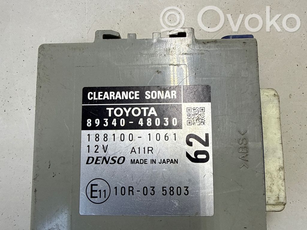 Lexus RX 450H Parking PDC control unit/module 