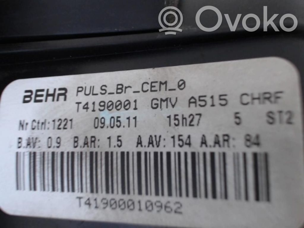 Citroen C3 Lämmittimen puhallin 