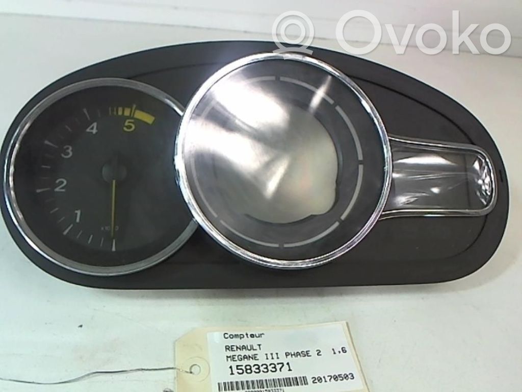Renault Megane III Speedometer (instrument cluster) 