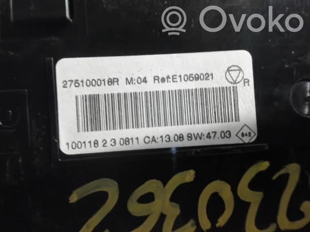 Renault Fluence Climate control unit 