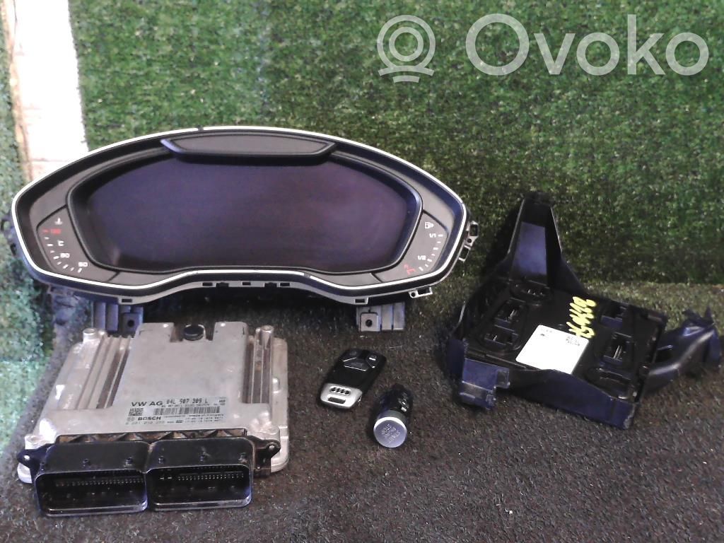Audi A4 S4 B9 Juego de cerradura y set ECU del motor 