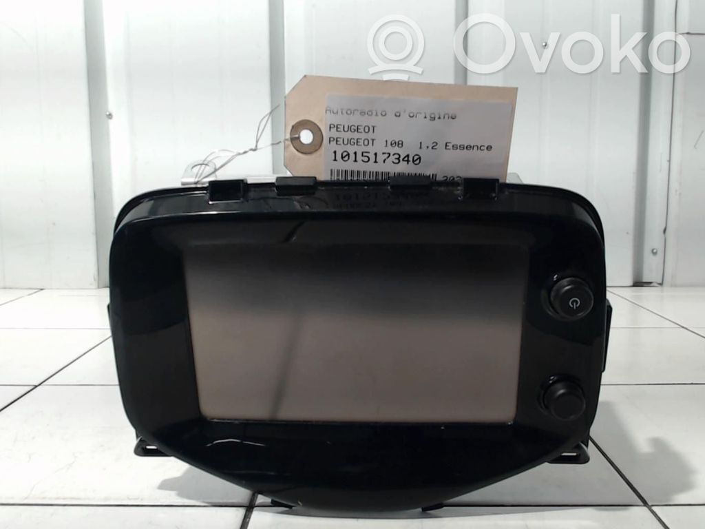 Peugeot 108 Radio/CD/DVD/GPS head unit 