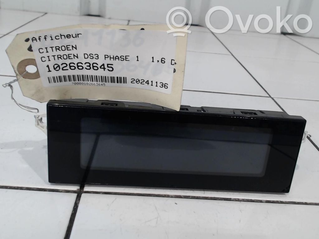 Citroen DS3 Screen/display/small screen 