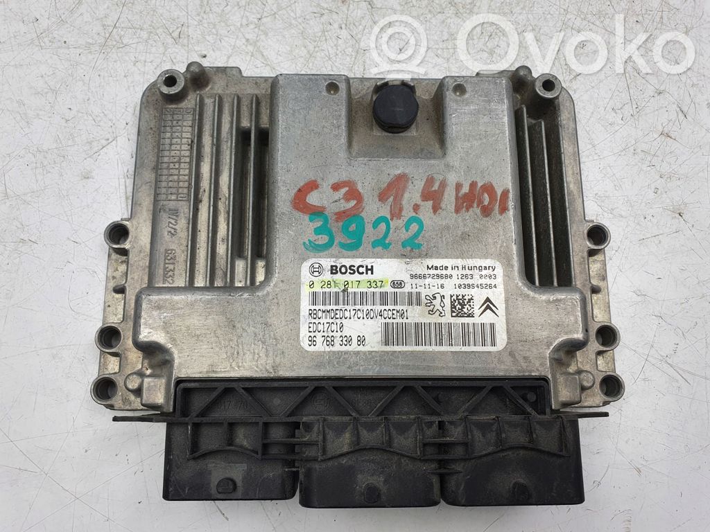 Engine control unit/module   0281017337