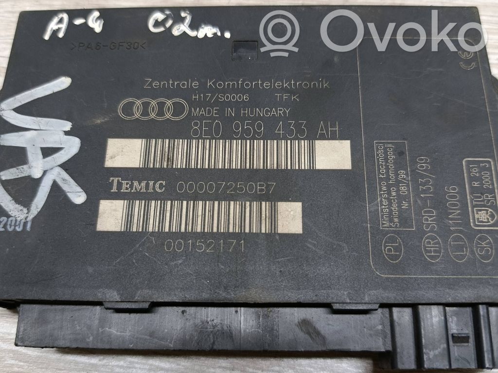 Module confort   8E0959433AH,00152171,00007250B7