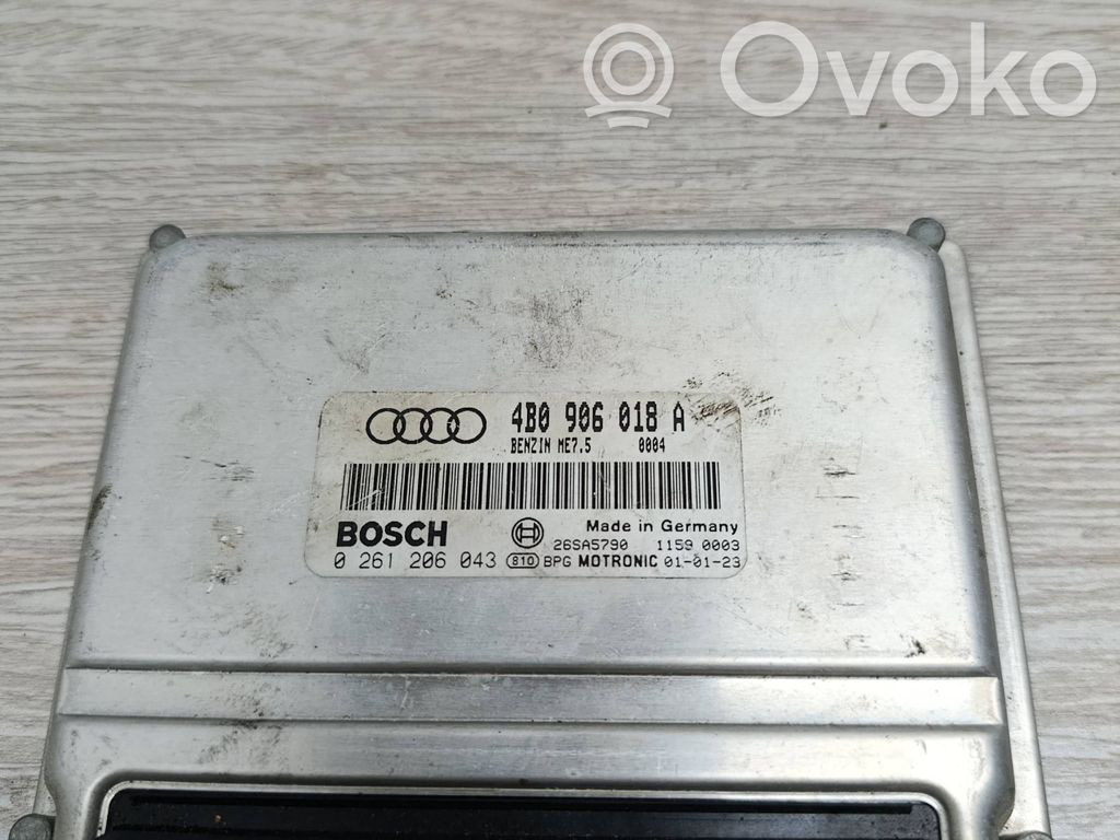 Engine control unit/module   4B0906018A,26SA5790,0261206043
