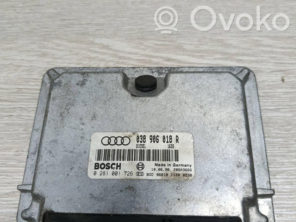 Engine control unit/module   038906018R,0281001726,28SA3666