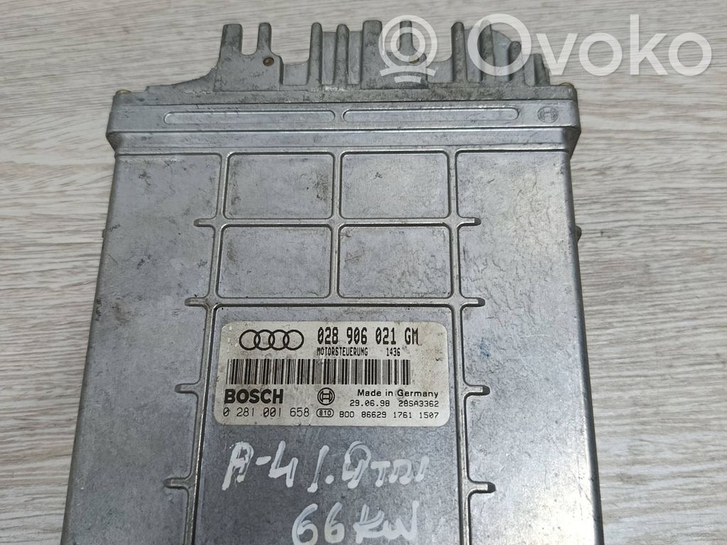Engine control unit/module   028906021GM,0281001658,28SA3362