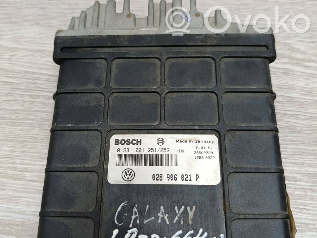Engine control unit/module   028906021P,28SA2729,0281001251