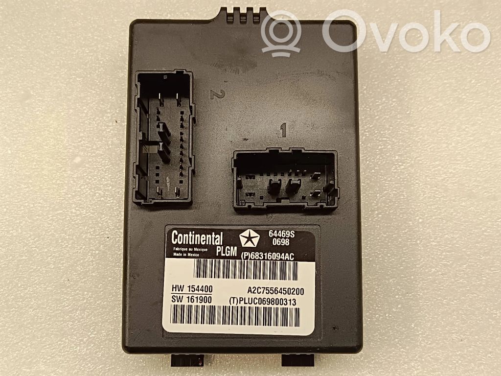 Chrysler Pacifica Unitate/modul comandă hayon/portbagaj 