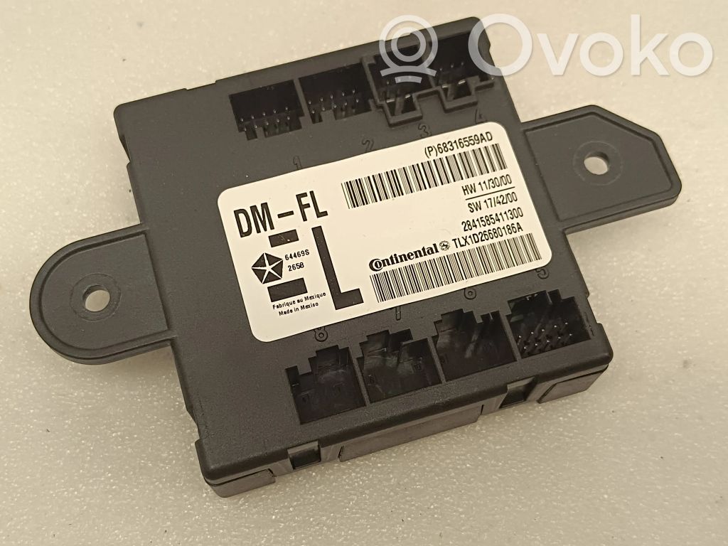Unité de commande module de porte   68316559AD,2841585411300,T11MD26680186A