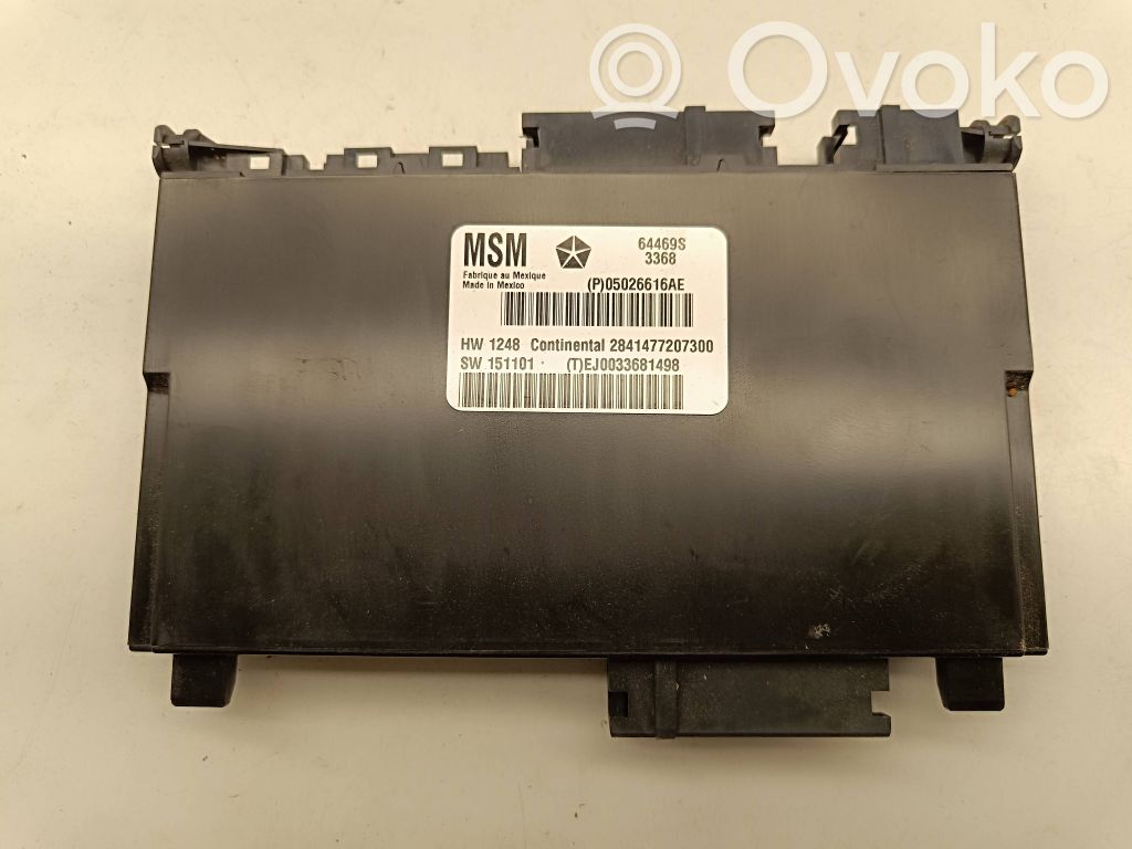 Seat control module   05026616AE,EJ0033681498,2841477207300