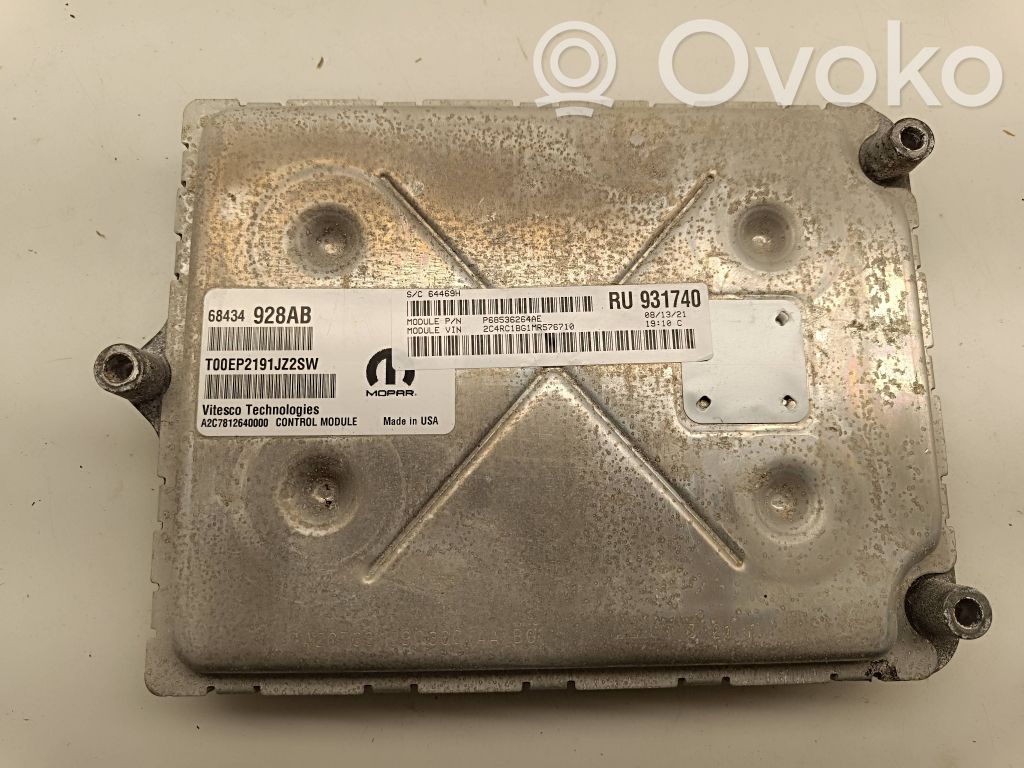 Engine control unit/module   68434928AB,A2C7812640000,T00EP2191LZ2SW,00EP2191JZ2S