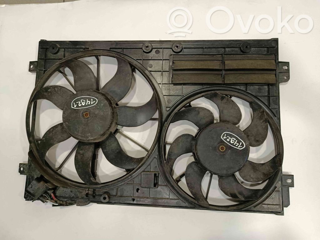 Elektrisks radiatoru ventilators   1K0121205AD,1K0121207BC,4PINOS