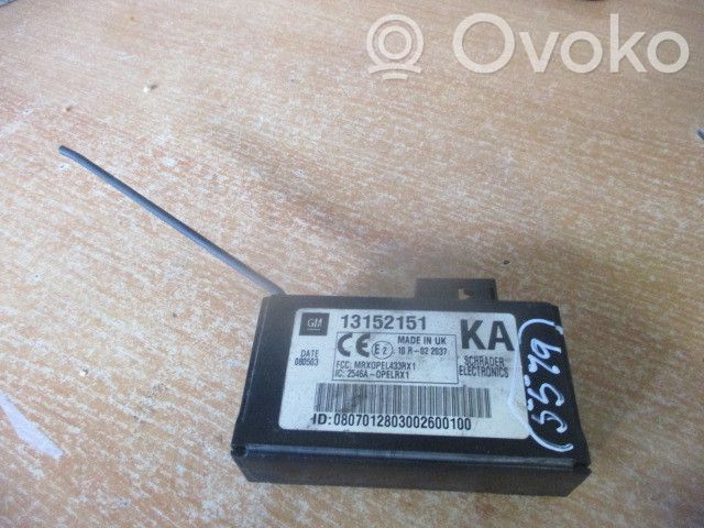 Sensor de presión del neumático   13152151