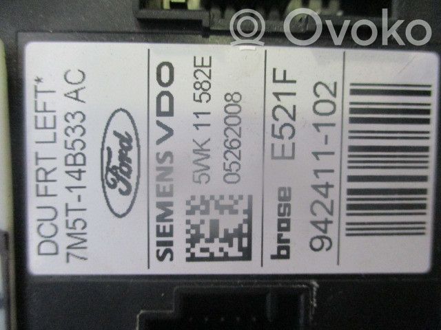 Motor del regulador de la ventanilla de la puerta delantera   7M5T14D218HA,0130822215,7M5T14B533AC
