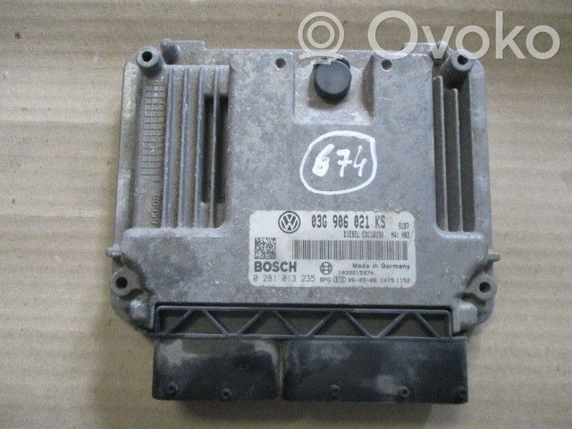 Engine control unit/module   03G906021KS,0281013235,BOSCH