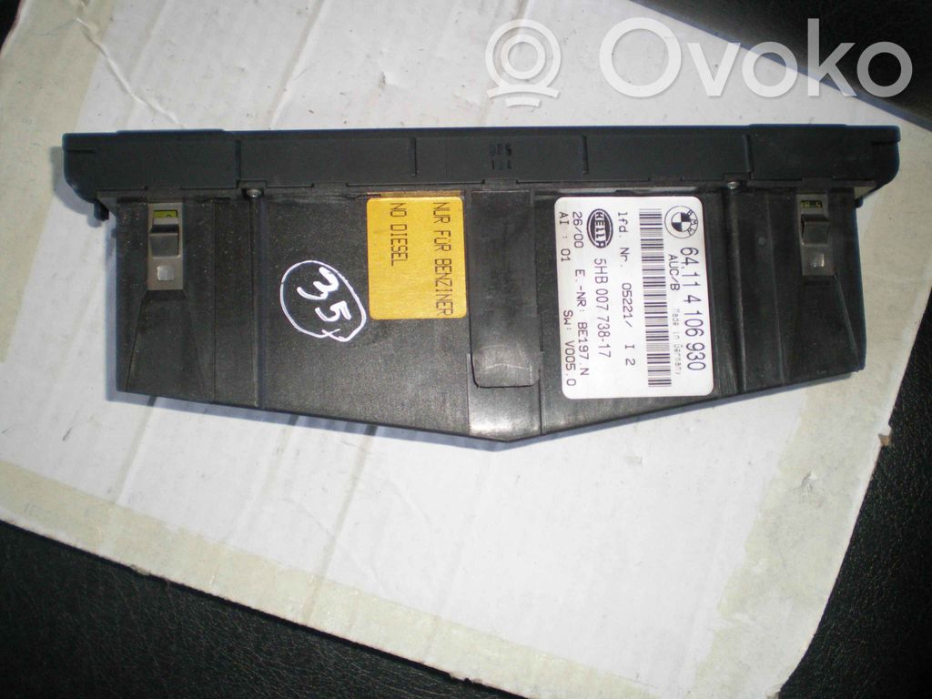 Climate control unit   64114106930,HELLA