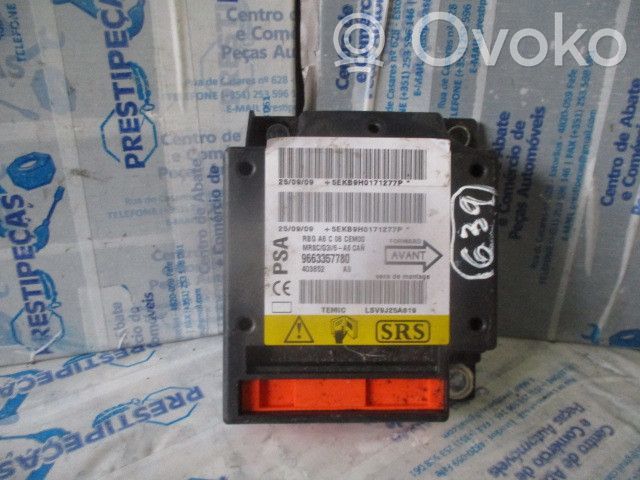 Turvatyynyn ohjainlaite/moduuli   9663357780