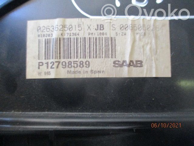 Speedometer (instrument cluster)   12798589,KM
