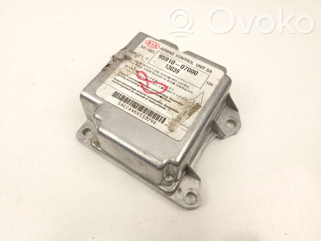 KIA Picanto Module de contrôle airbag 