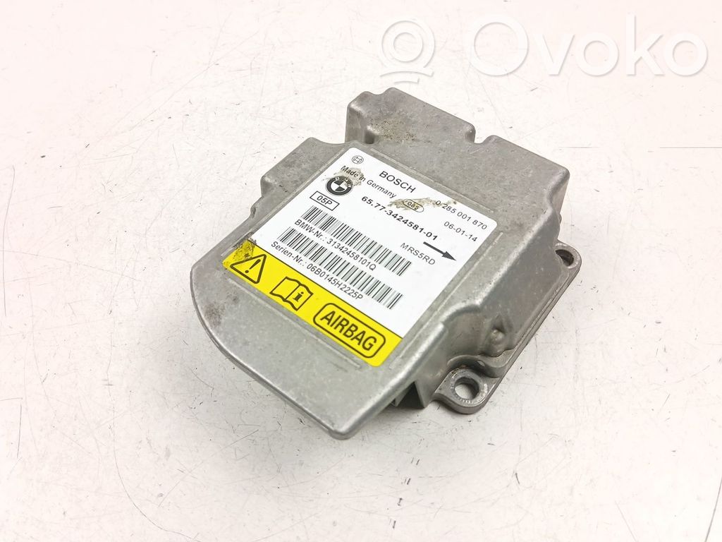 Airbag control unit/module   65773424581,0285001870
