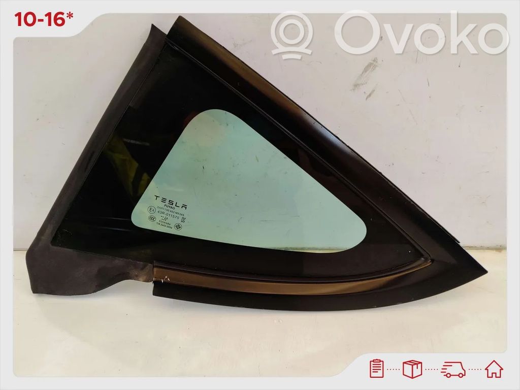 Tesla Model 3 Front triangle window/glass 
