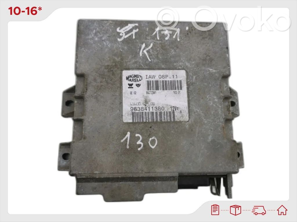 Unidad de control/módulo del motor   9638411380,IAW08P