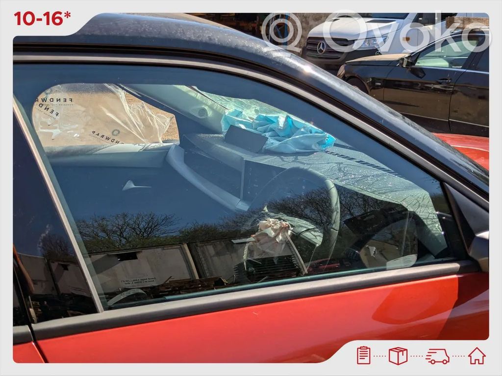 Opel Frontera Front door window glass four-door 