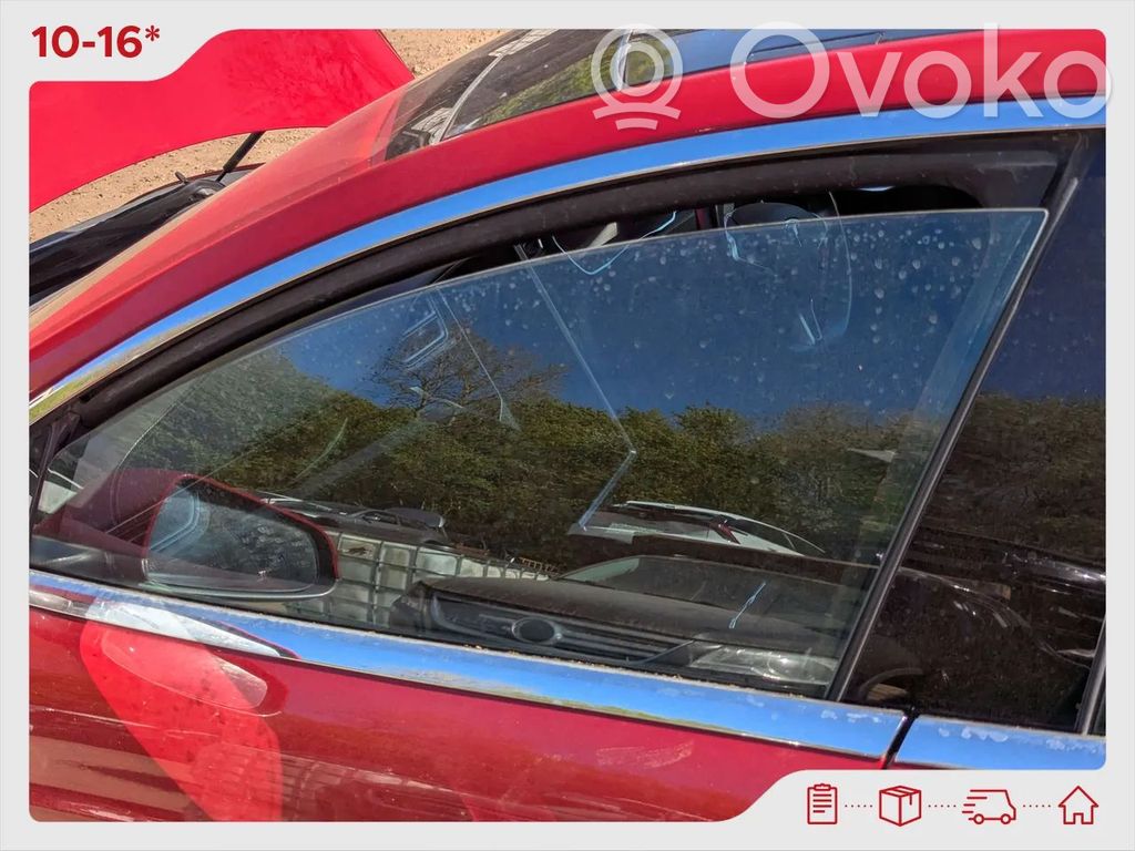 Tesla Model S Front door window glass four-door 