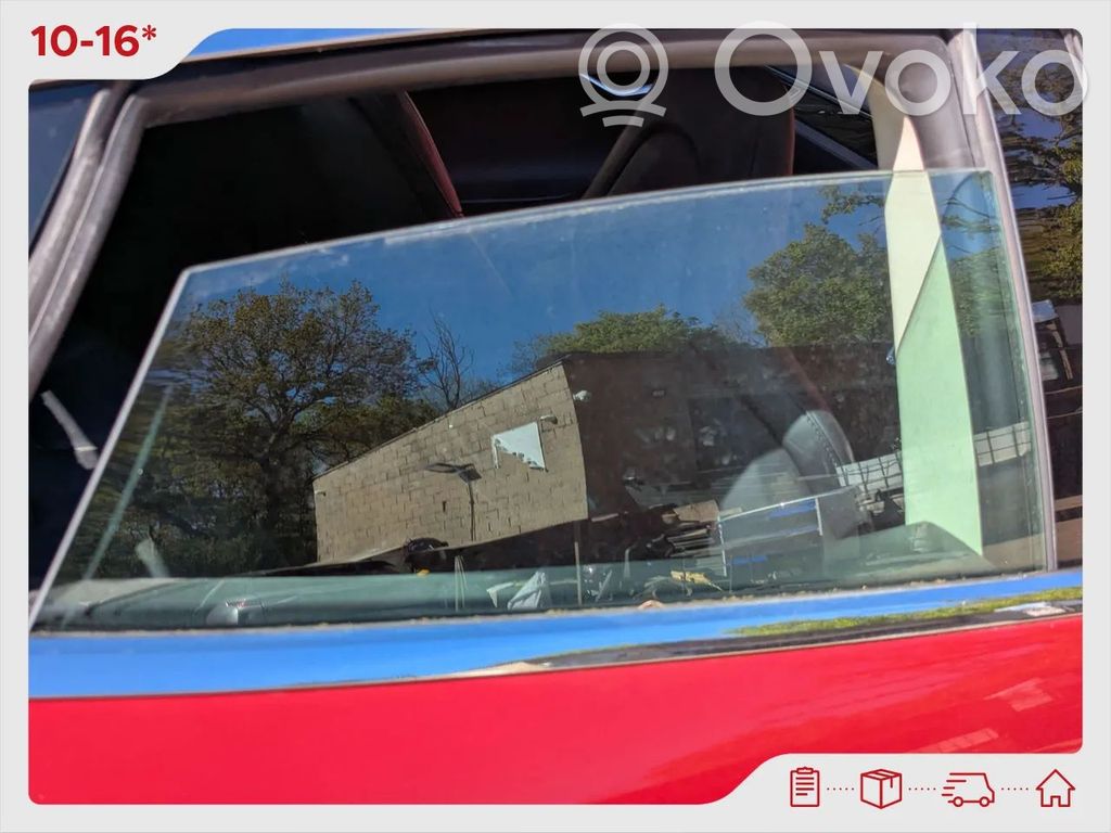 Tesla Model S Rear door window glass 