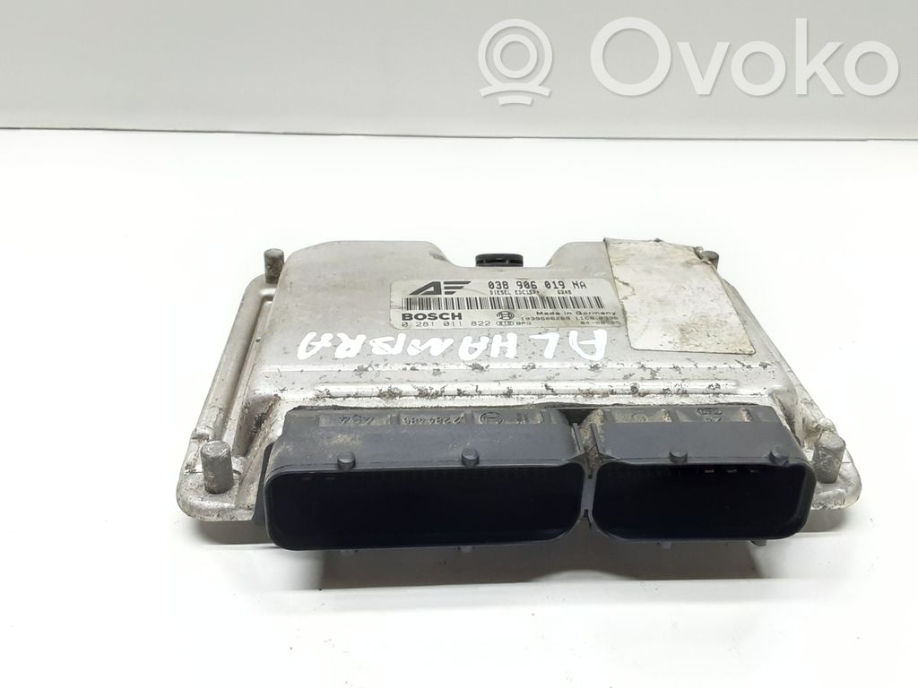 Engine control unit/module   038906019NA,0281011822