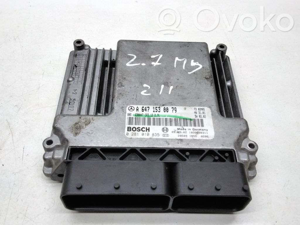 Mercedes-Benz E W211 Engine control unit/module 
