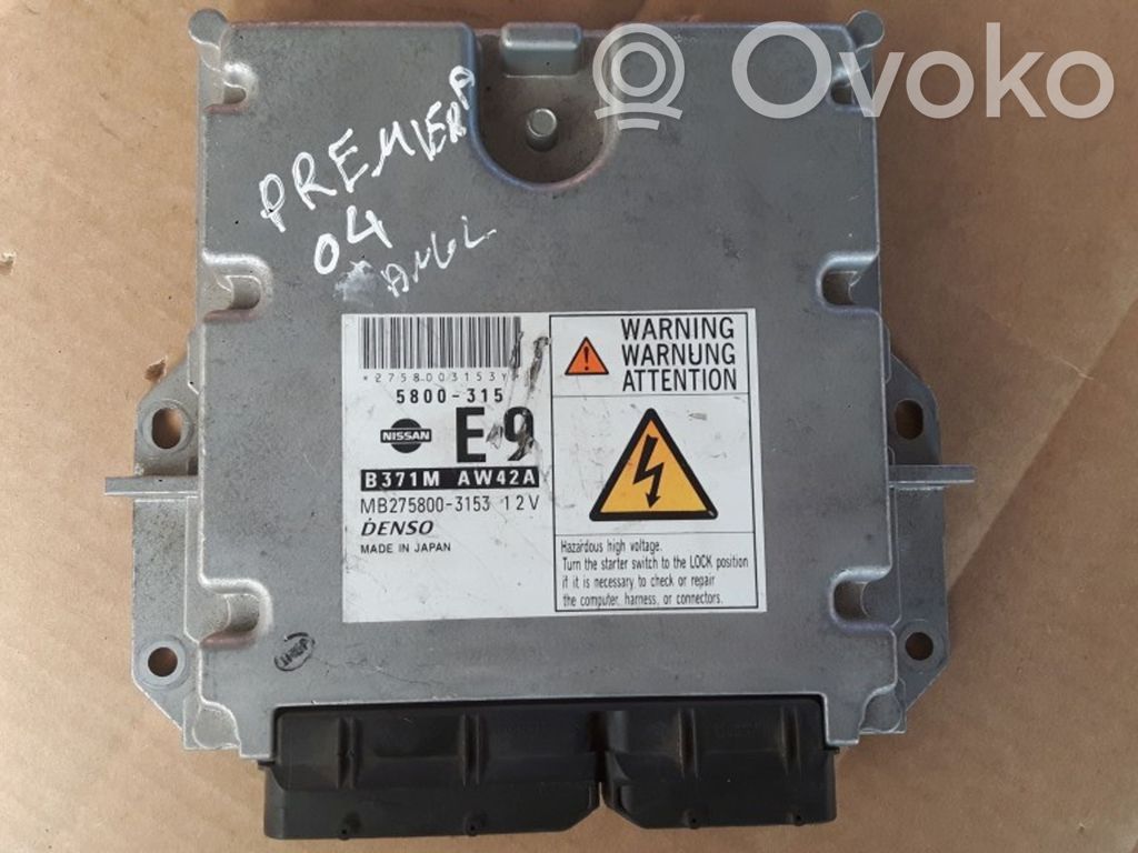 Nissan Primera Engine control unit/module 