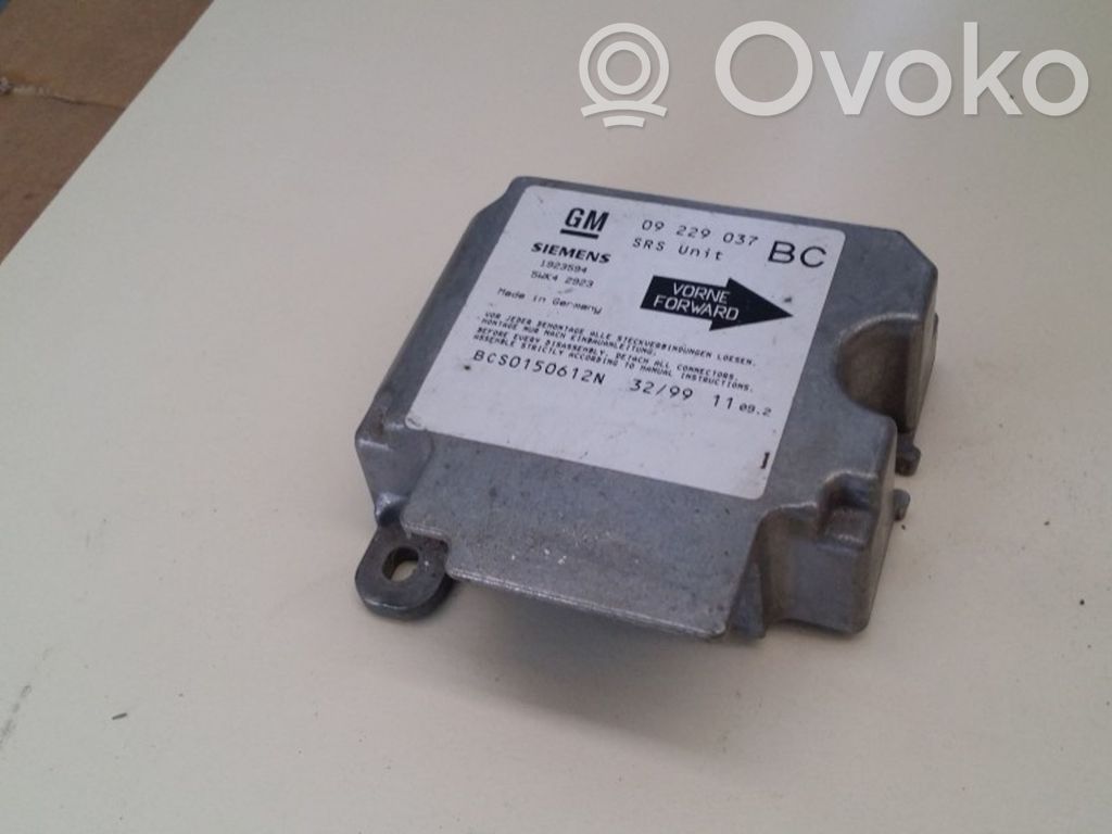 Opel Astra G Airbag control unit/module 