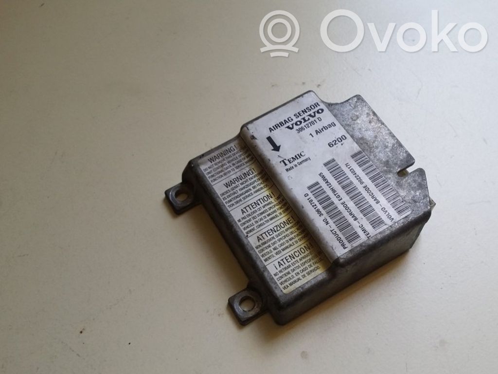 Volvo S40, V40 Airbag control unit/module 
