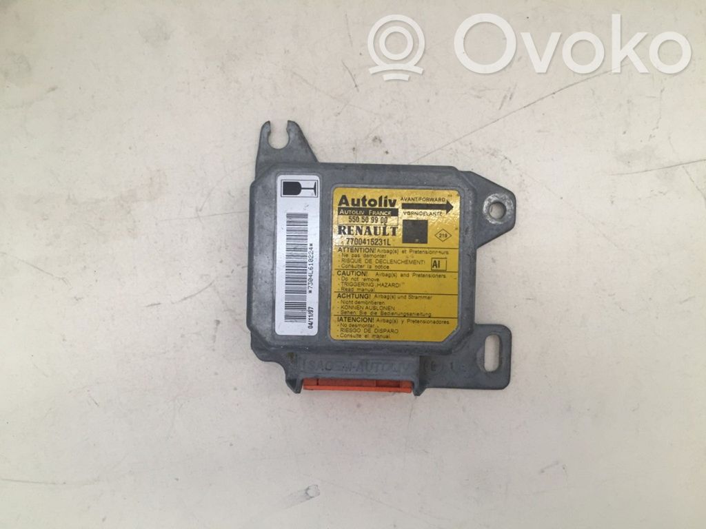 Renault Megane I Airbag control unit/module 