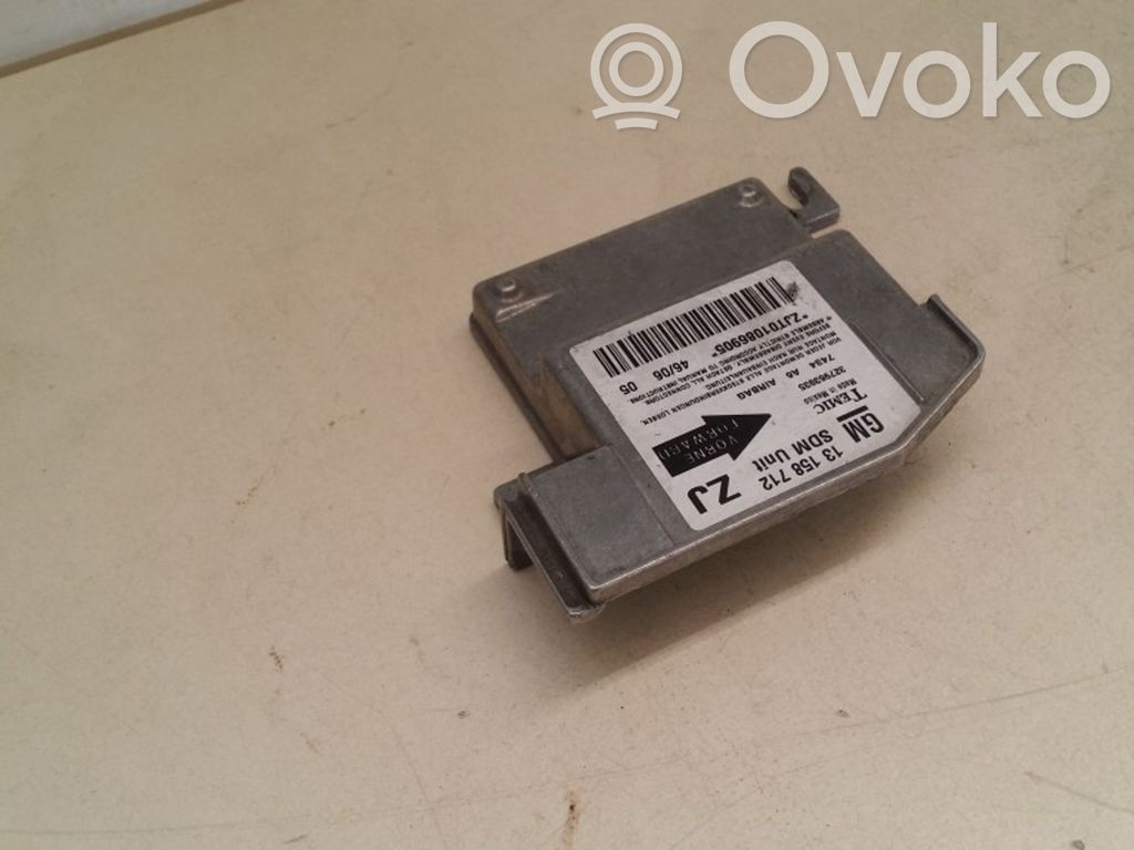 Opel Meriva A Airbag control unit/module 